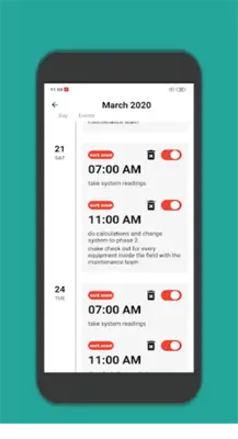 Rotation Calendar android App screenshot 1